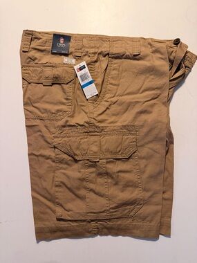 Chaps Men's Khaki Cargo Shorts